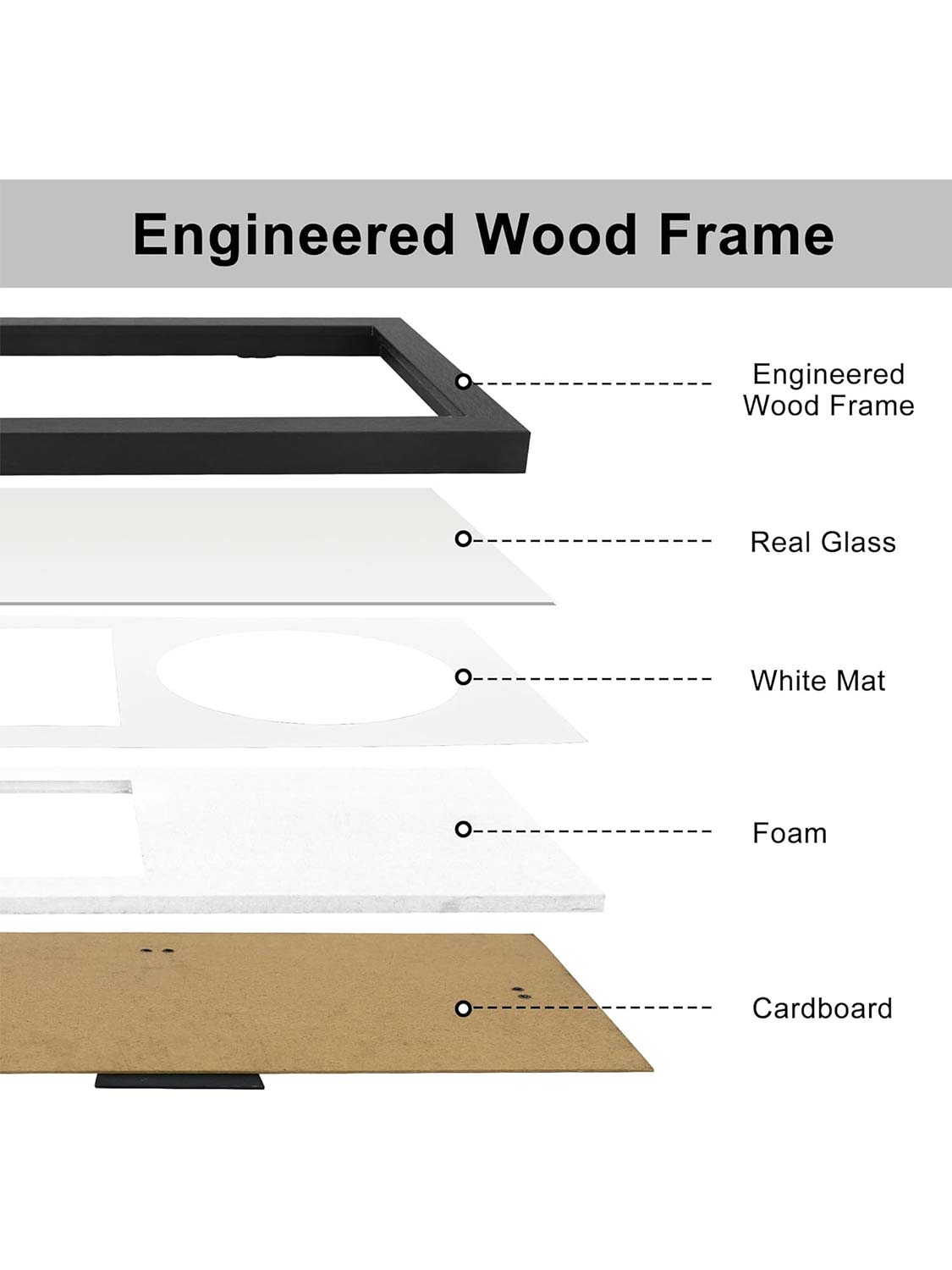 Black Solid Wood Real Glass with EVA Foaming CD Music Display Case Frame for 14.2*7.7 Display Disc and CD Box - 2 Colors Available