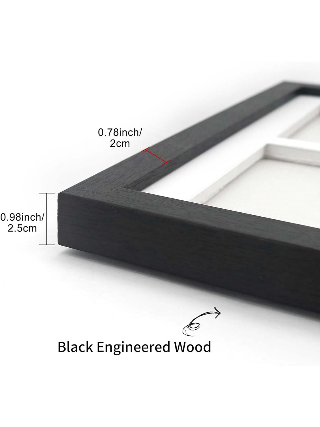 Double Black 14.2*12.8 Signed Record Discs Holder with Real Glass CD Display Frame Case - 2 Colors Available
