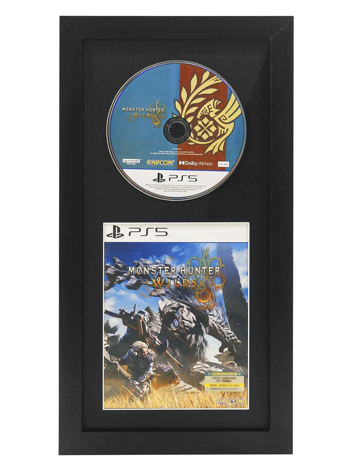 Black PS5 Game Display Case for 5.3* 6.7 Game Case & Disc Showcase