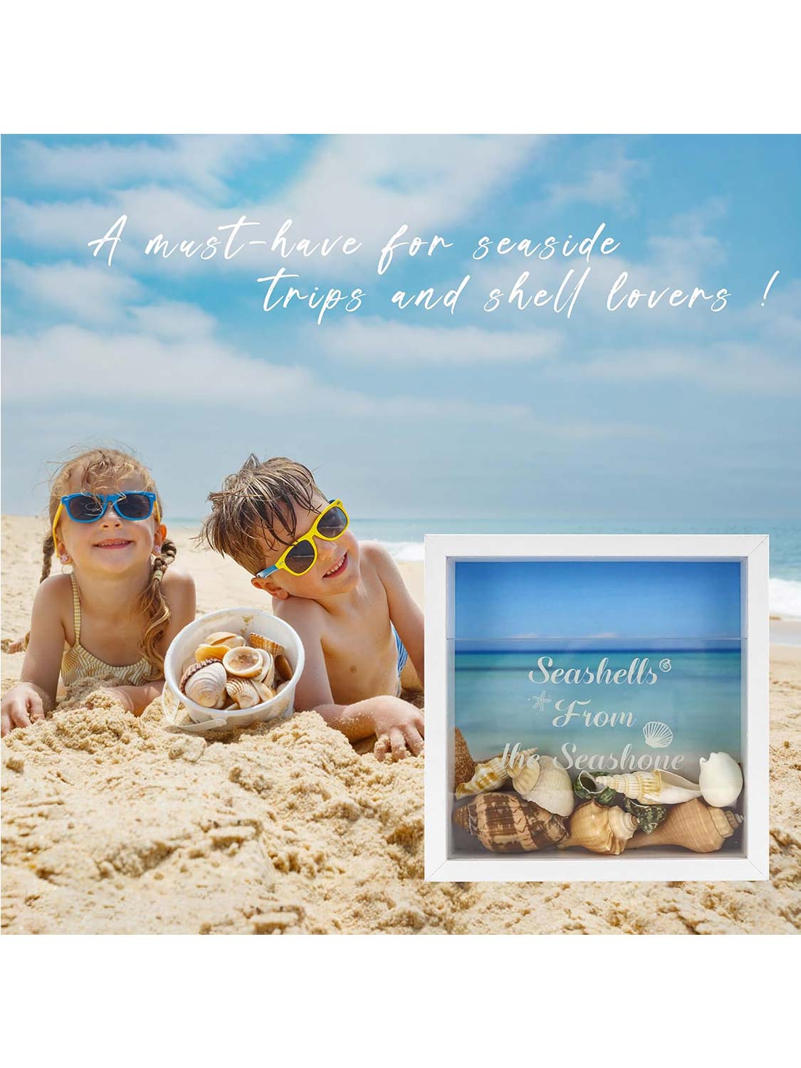 8*8 Travel Memory Shadow Box Ticket Stub Organizer with Slot - Various Colors & Styles Available