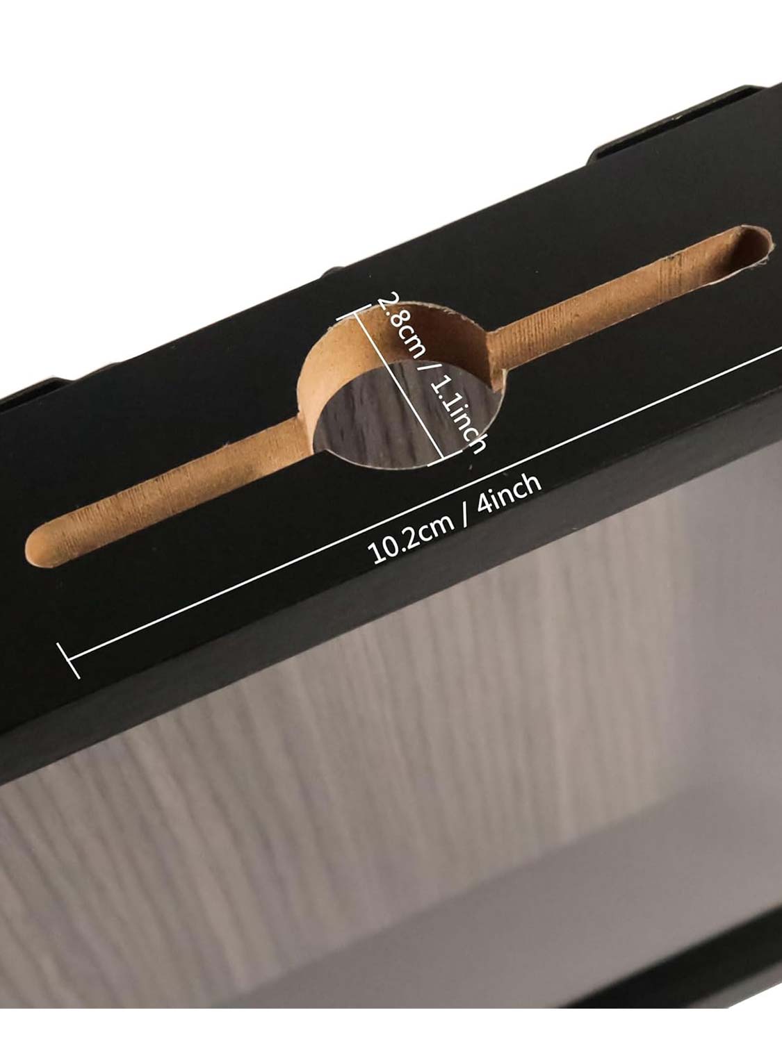 Top Loading Shadow Box Frame with Slot on Top - Various Colors & Sizes Available