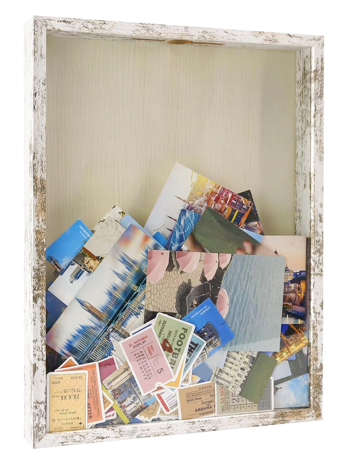 Top Loading Shadow Box Frame with Slot on Top - Various Colors & Sizes Available