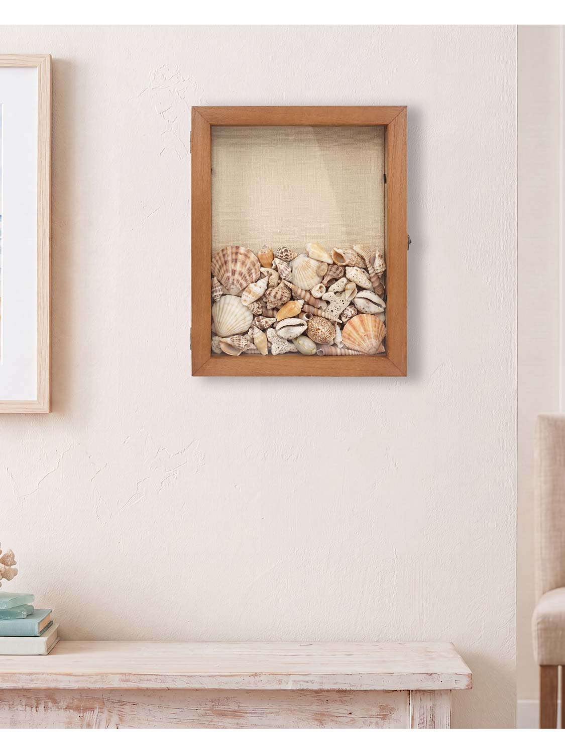 Extra Deep Wood Shadow Box with 3 Removable Panels - Various Colors & Sizes Available
