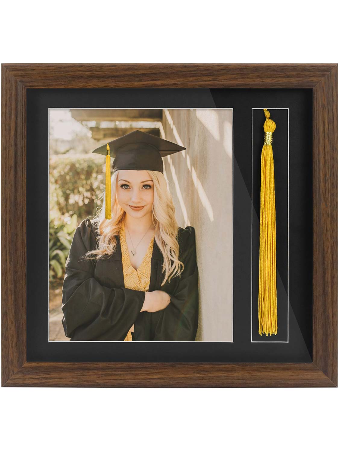 8*10 Wooden Picture Frame with Tassel Holder - 7 Colors Available