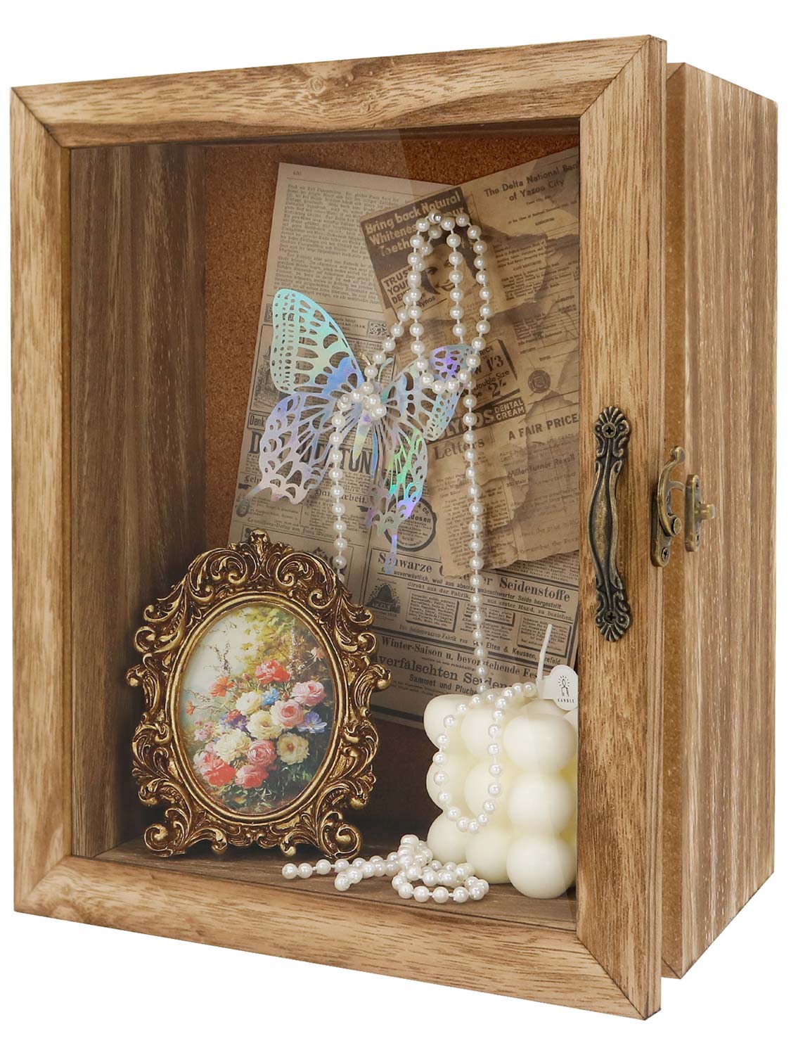 Shadow Box Frame with Real Glass 5 Inches Depth for Collection - Various Colors & Sizes Available