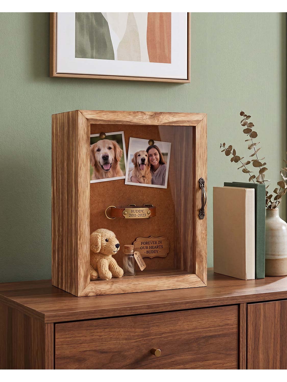 Shadow Box Frame with Real Glass 5 Inches Depth for Collection - Various Colors & Sizes Available