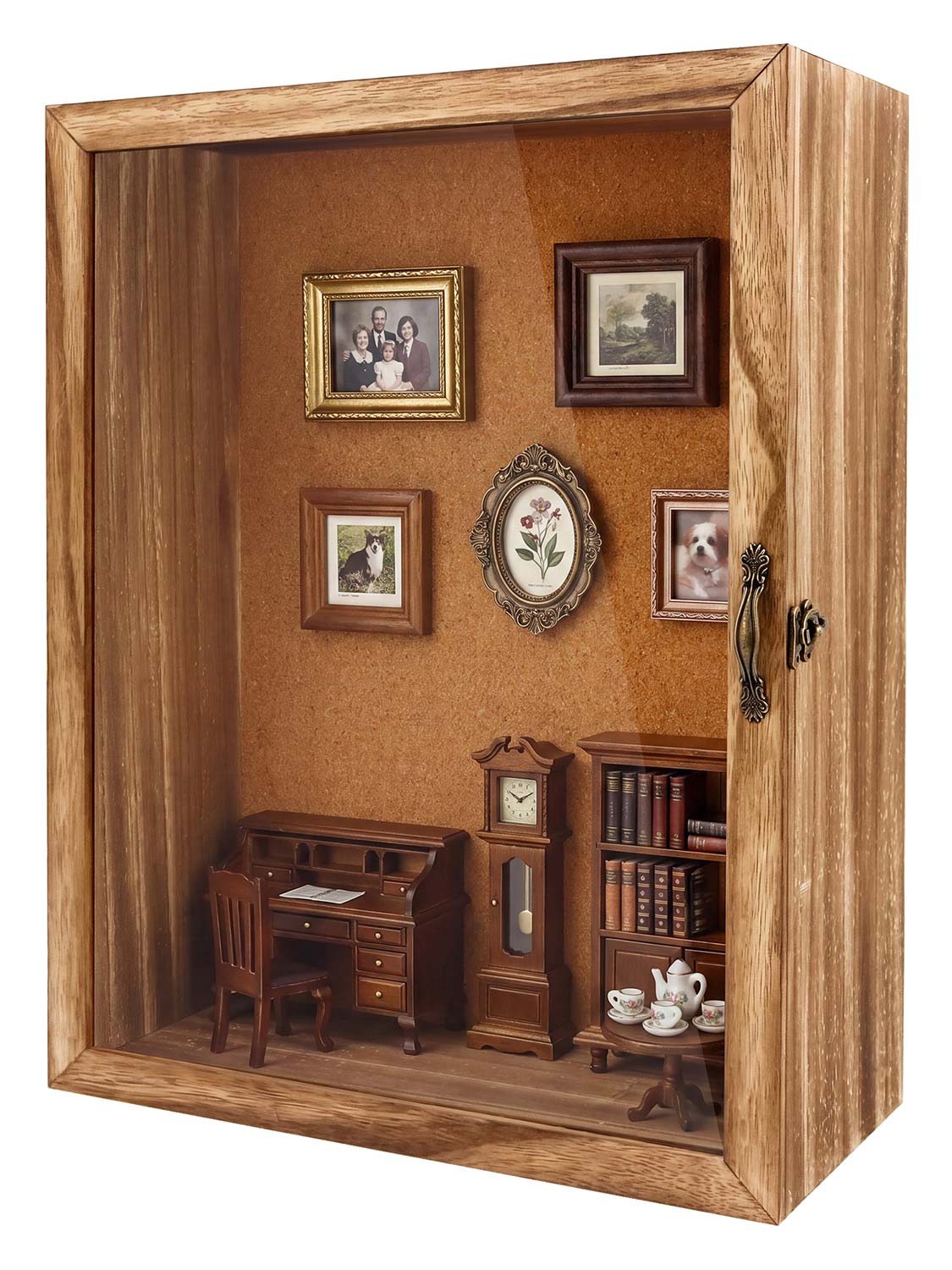 Shadow Box Frame with Real Glass 5 Inches Depth for Collection - Various Colors & Sizes Available