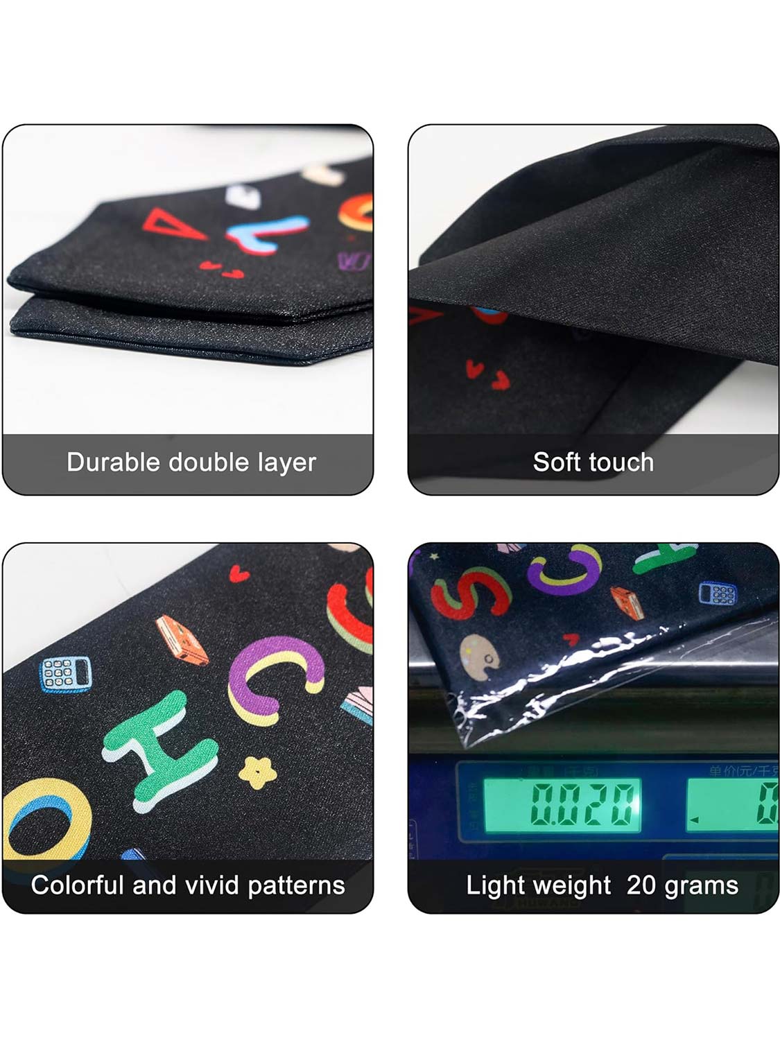 Preschool Graduation Stole Printed Kids Sash - 4 Colors Available