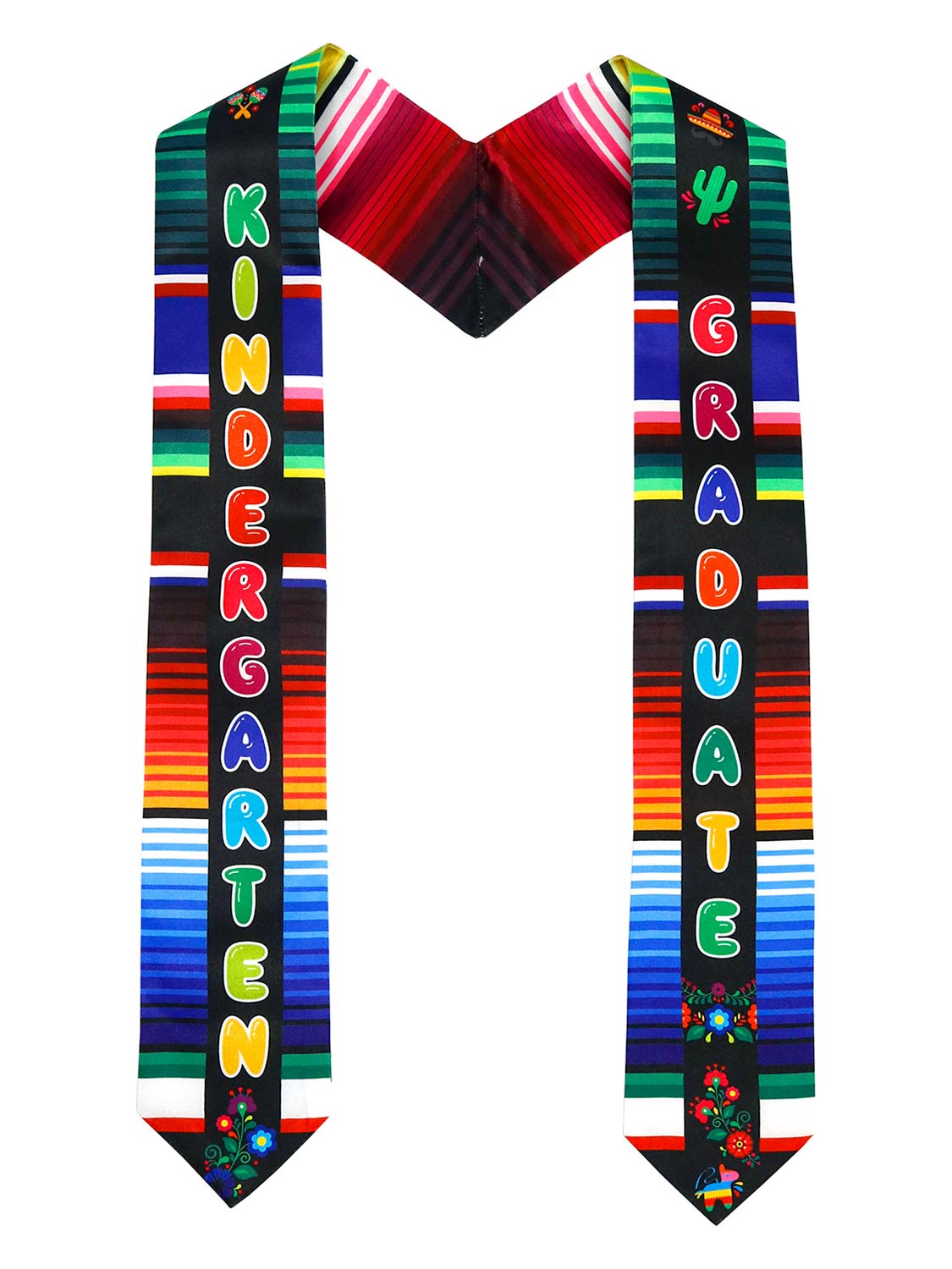 Mexican Preschool Kindergarten Graduation Stole