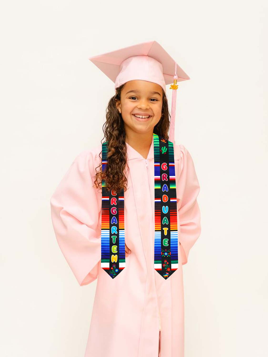Mexican Preschool Kindergarten Graduation Stole
