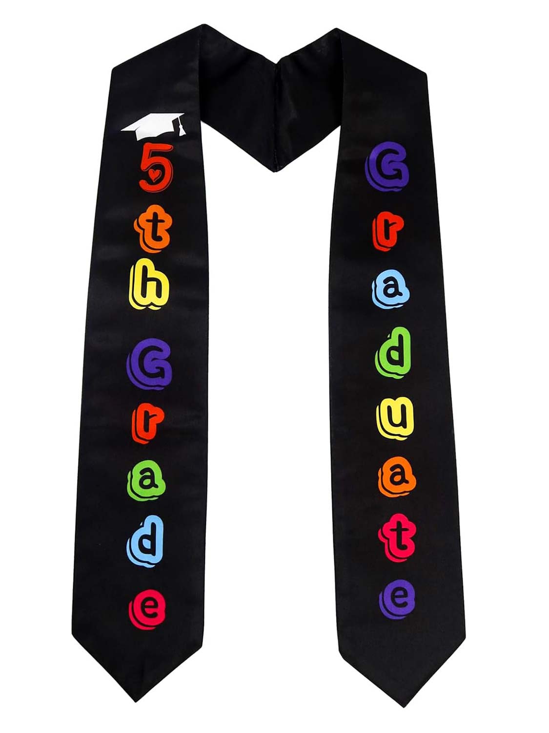 Graduation Stole 50" for 5th Grade Graduates - 3 Colors Available