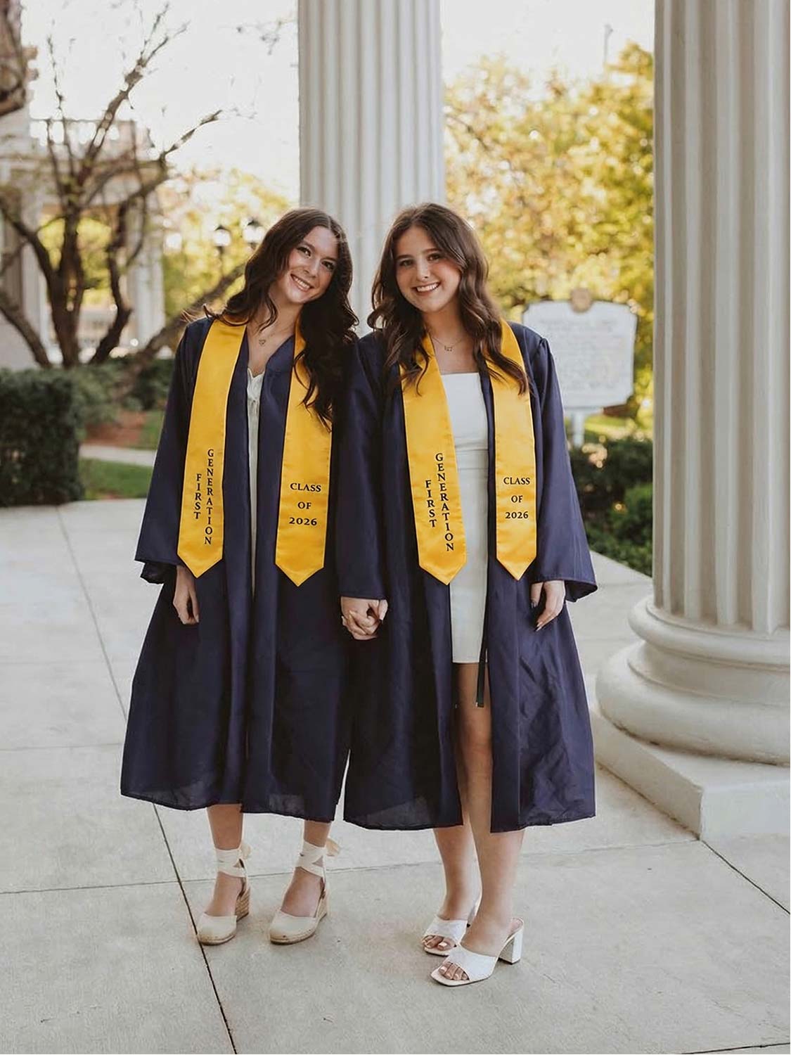 Class of 2026 First Generation Graduation Stole 72" for High School College Graduates - 2 Colors Available