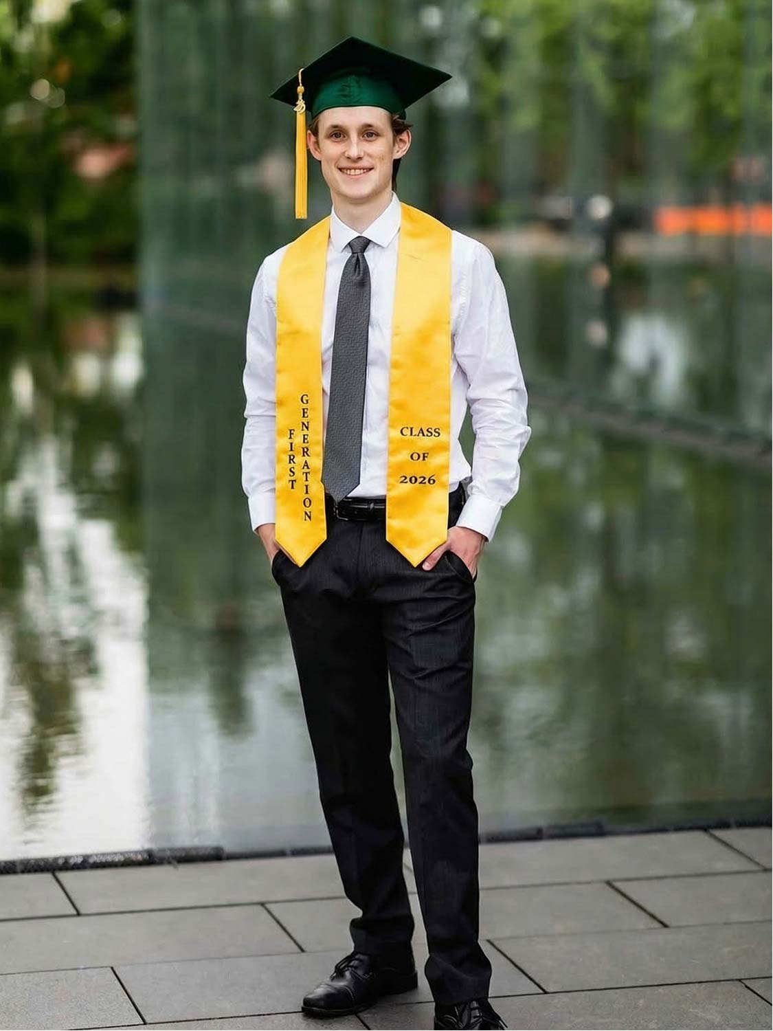 Class of 2026 First Generation Graduation Stole 72" for High School College Graduates - 2 Colors Available