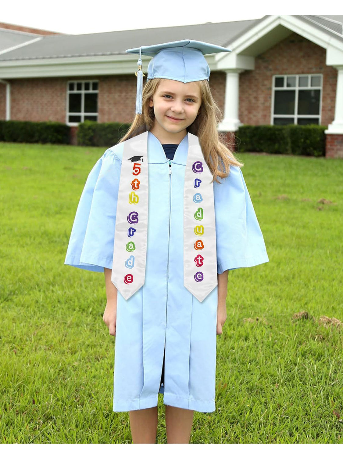 Class of 2025 Graduation Stole 50" for Fifth Grade Graduates