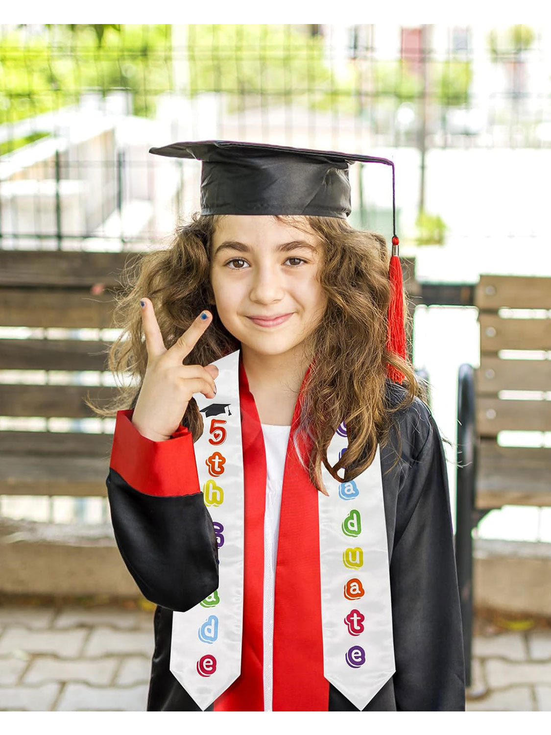 Class of 2025 Graduation Stole 50" for Fifth Grade Graduates