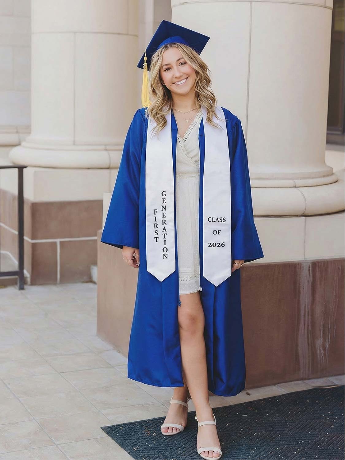 Class of 2026 First Generation Graduation Stole 72" for High School College Graduates - 2 Colors Available