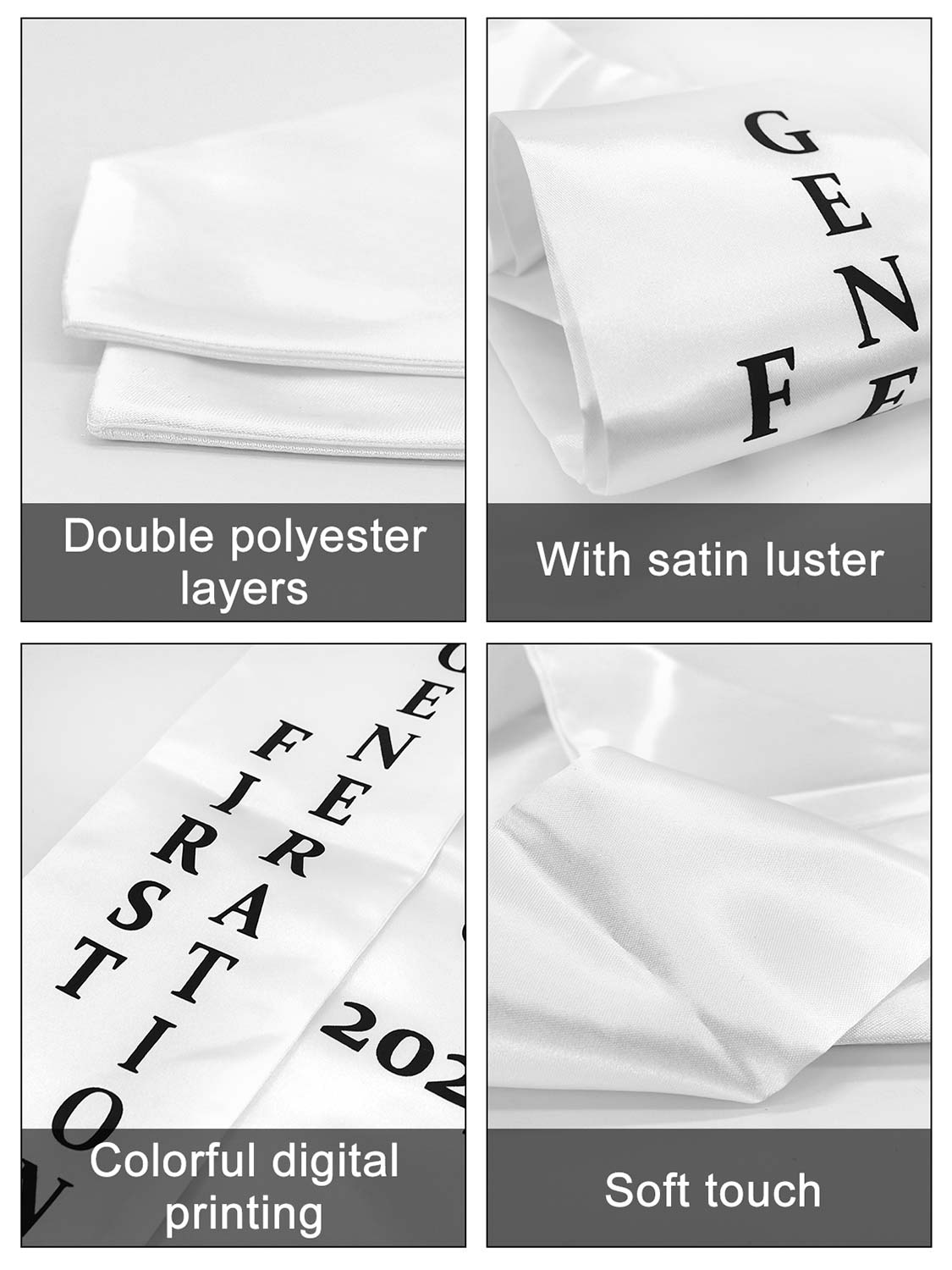Class of 2026 First Generation Graduation Stole 72" for High School College Graduates - 2 Colors Available