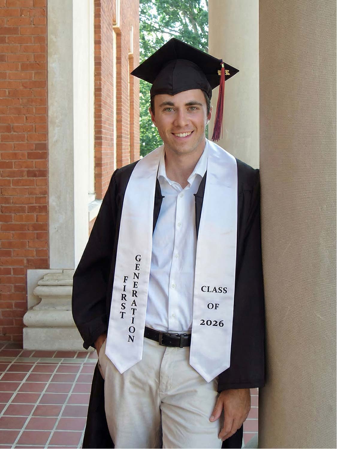 Class of 2026 First Generation Graduation Stole 72" for High School College Graduates - 2 Colors Available