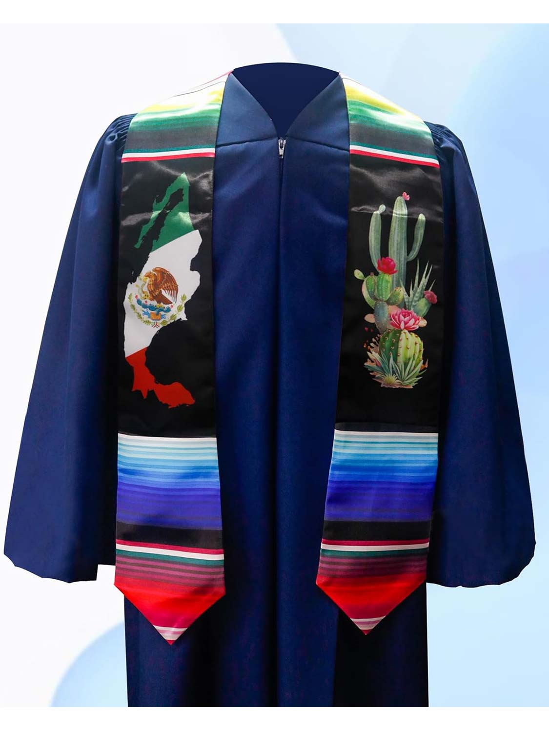 Class of 2024 Mexican Unisex Graduation Stole 72 - 2 Styles Available