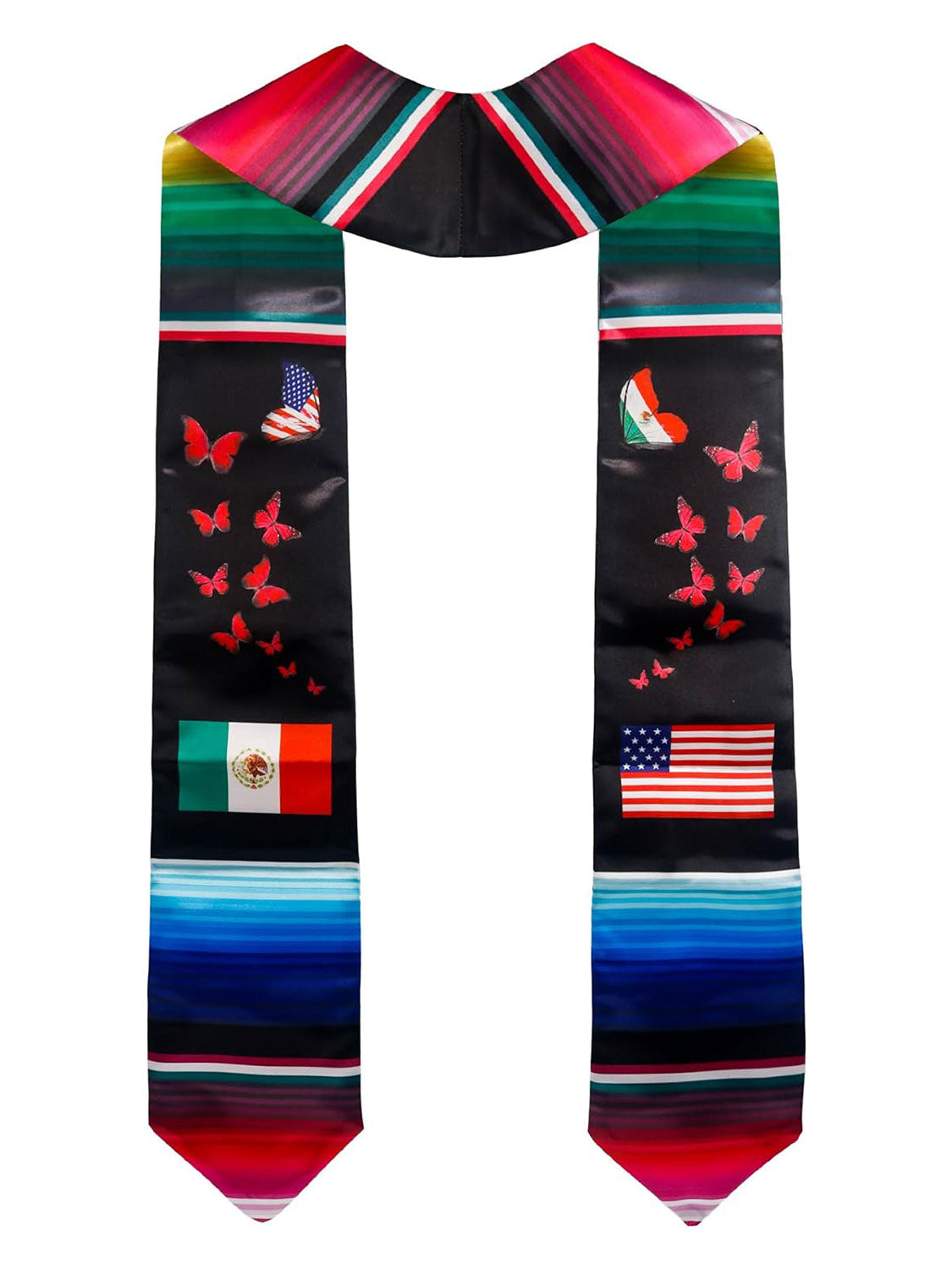 Class of 2024 Mexican Unisex Graduation Stole 72" - 3 Styles Available