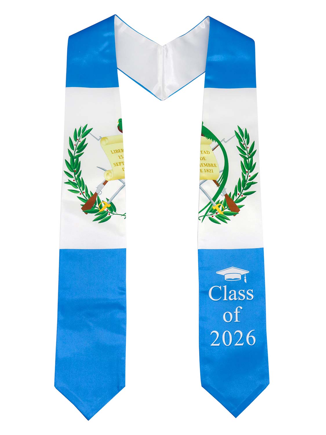 Class of 2026 Flag Graduation Stole for Adults 72" - 8 Styles Available