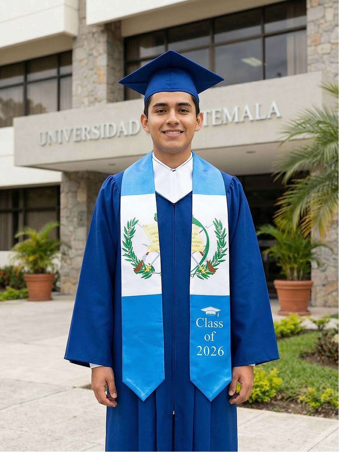 Class of 2026 Flag Graduation Stole for Adults 72" - 8 Styles Available