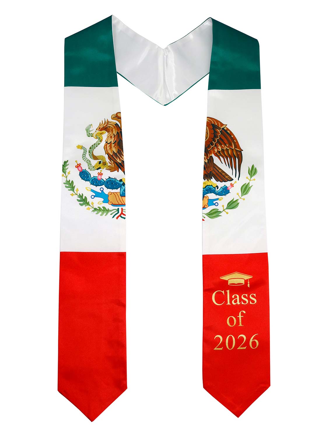 Class of 2026 Flag Graduation Stole for Adults 72" - 8 Styles Available