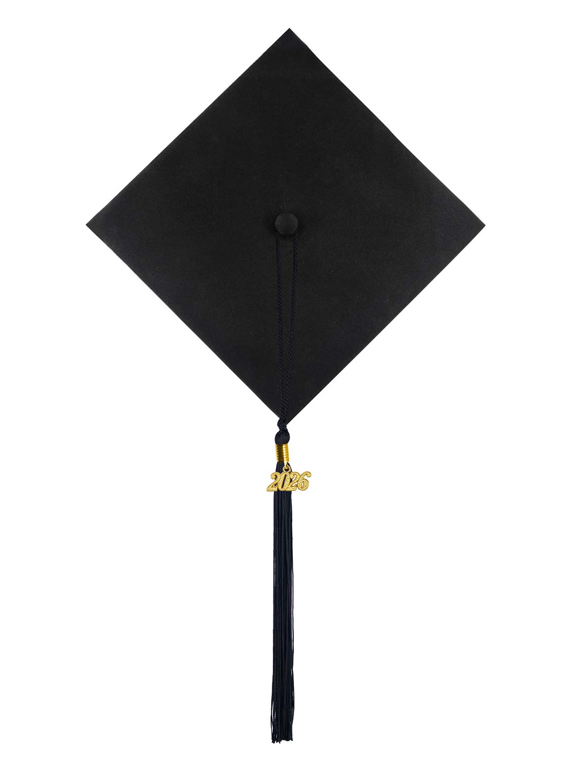 Graduation Single Color Tassel With 2025 Gold Year Charm