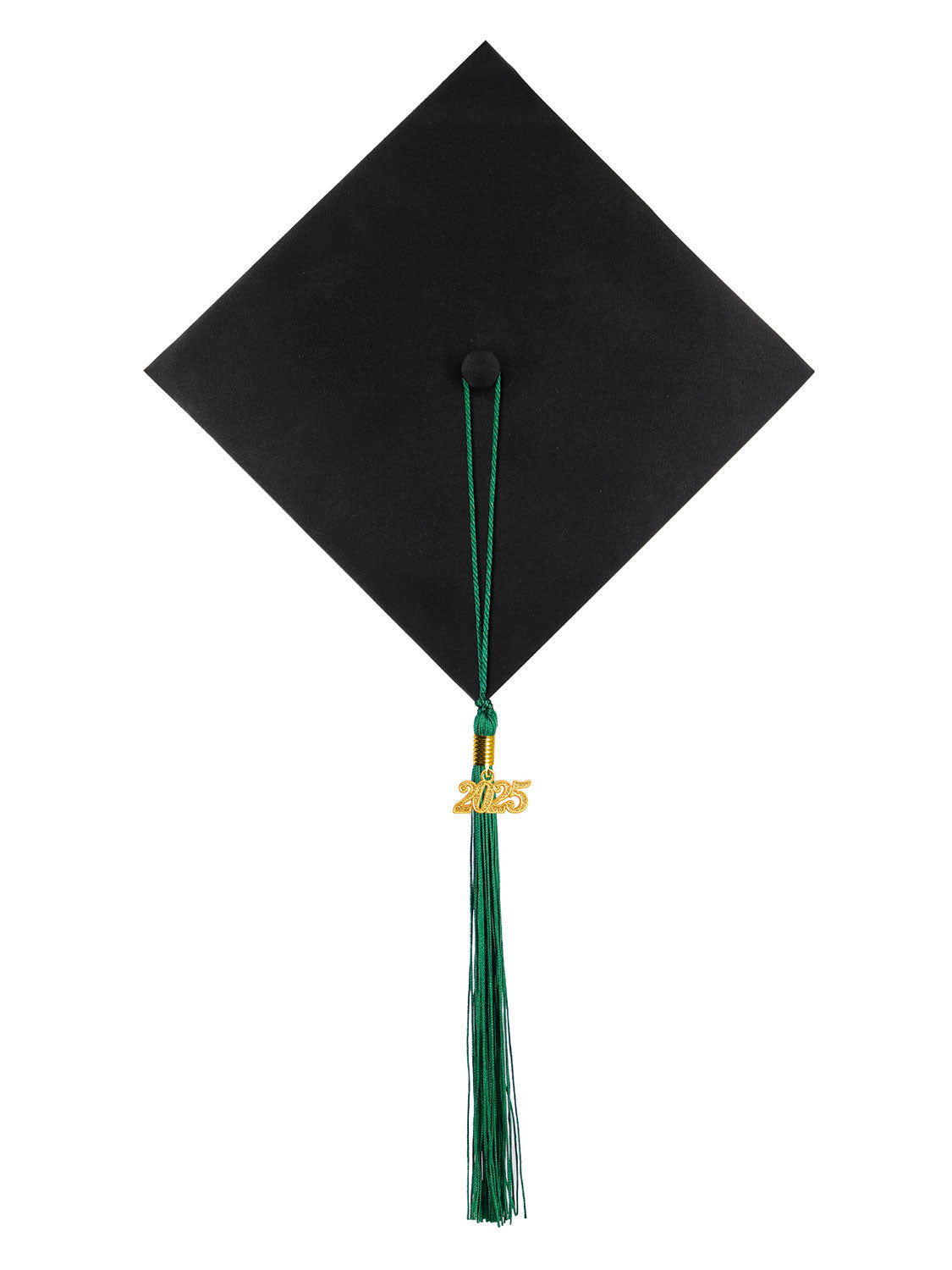 Graduation Single Color Tassel With 2025 Gold Year Charm