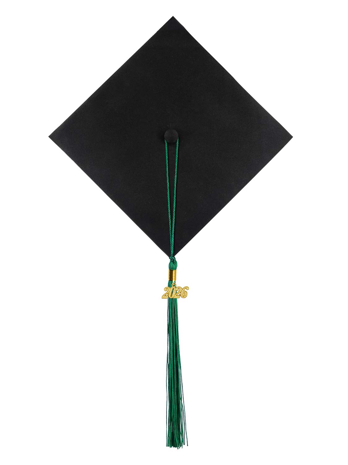 Graduation Single Color Tassel With 2025 Gold Year Charm