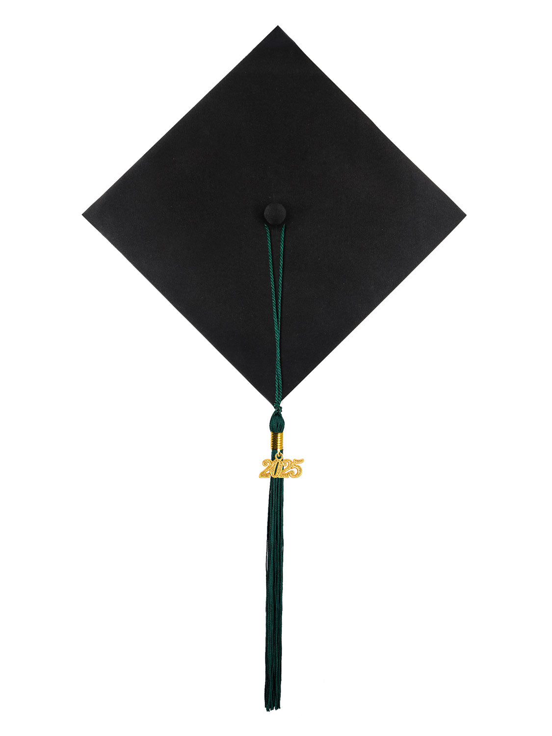 Graduation Single Color Tassel With 2025 Gold Year Charm