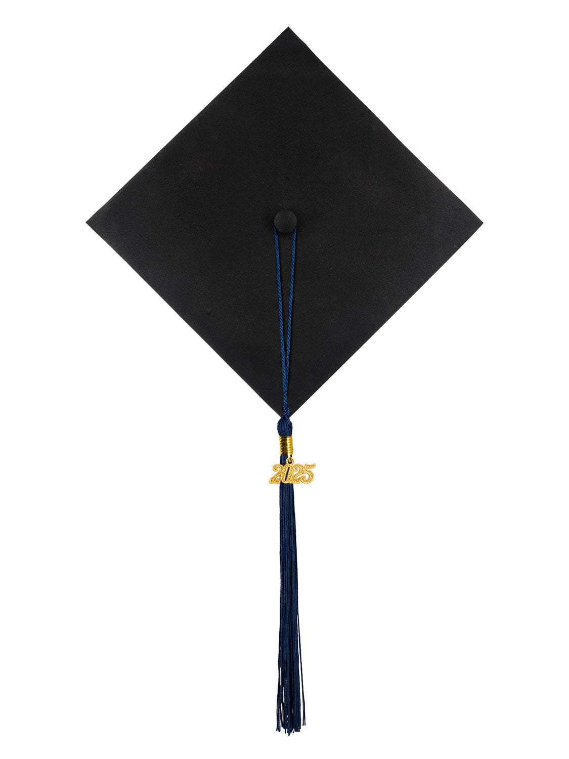 Graduation Single Color Tassel With 2025 Gold Year Charm