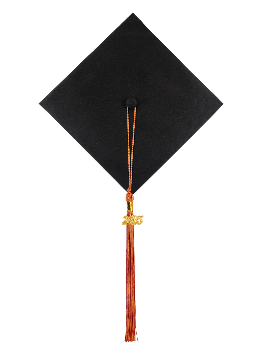 Graduation Single Color Tassel With 2025 Gold Year Charm