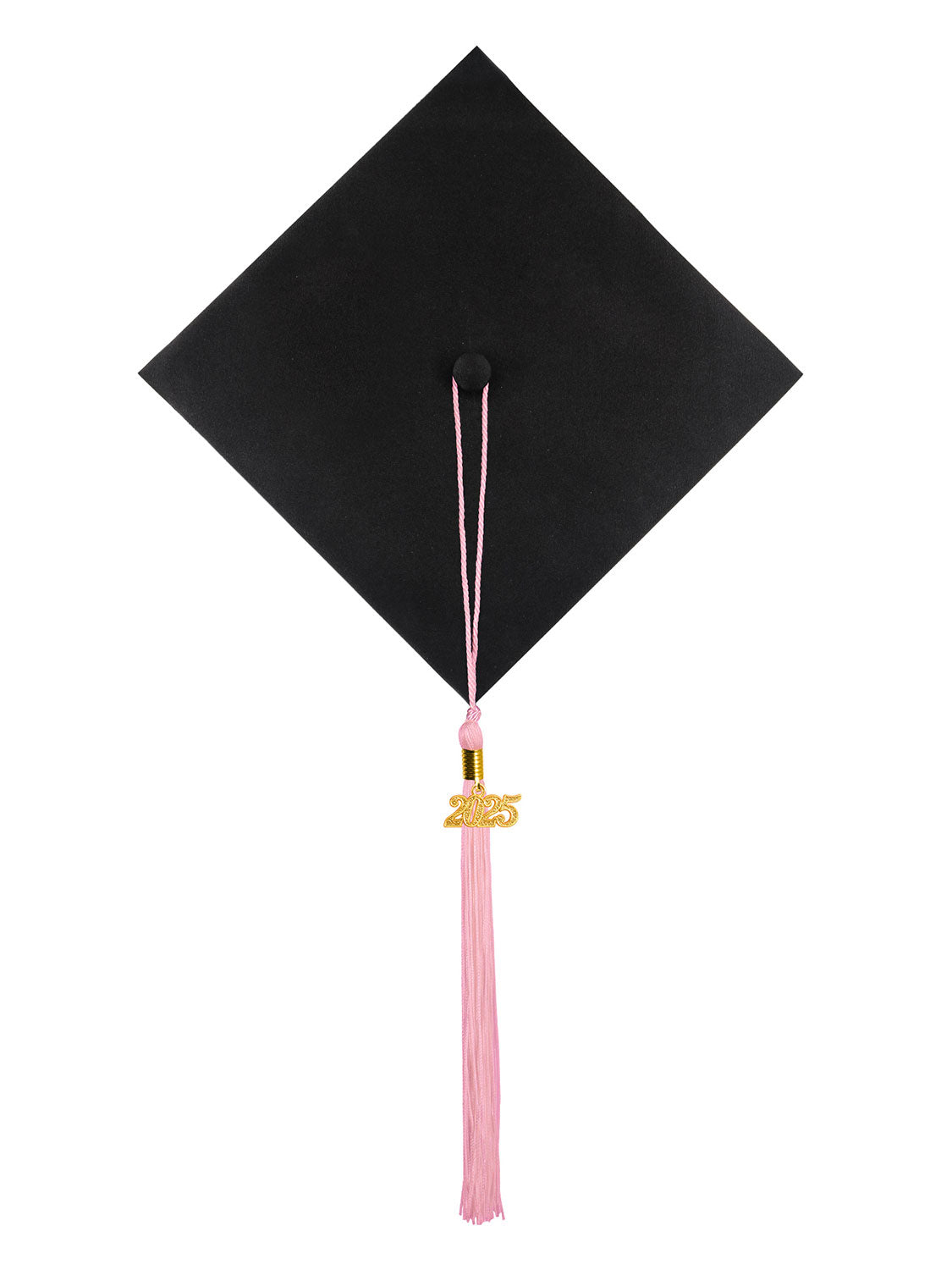 Graduation Single Color Tassel With 2025 Gold Year Charm