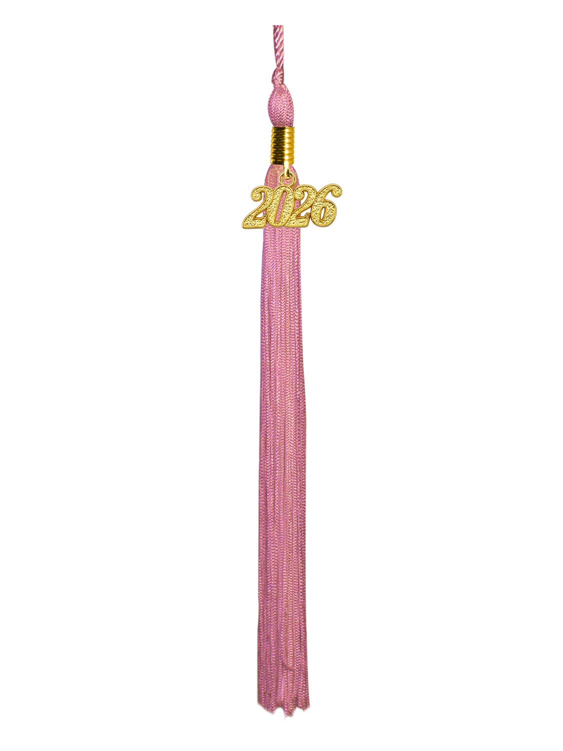 Graduation Single Color Tassel With 2025 Gold Year Charm