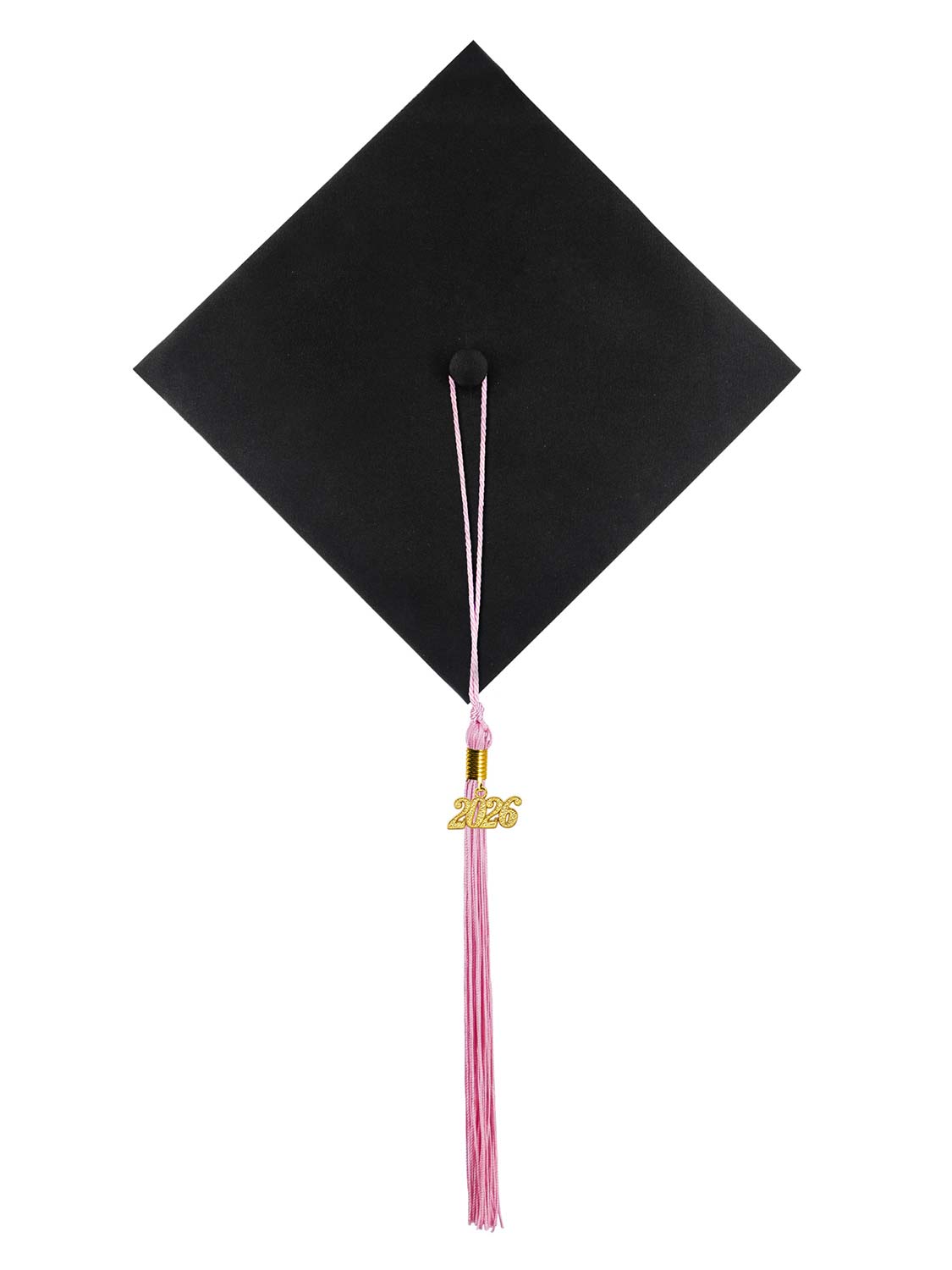 Graduation Single Color Tassel With 2025 Gold Year Charm