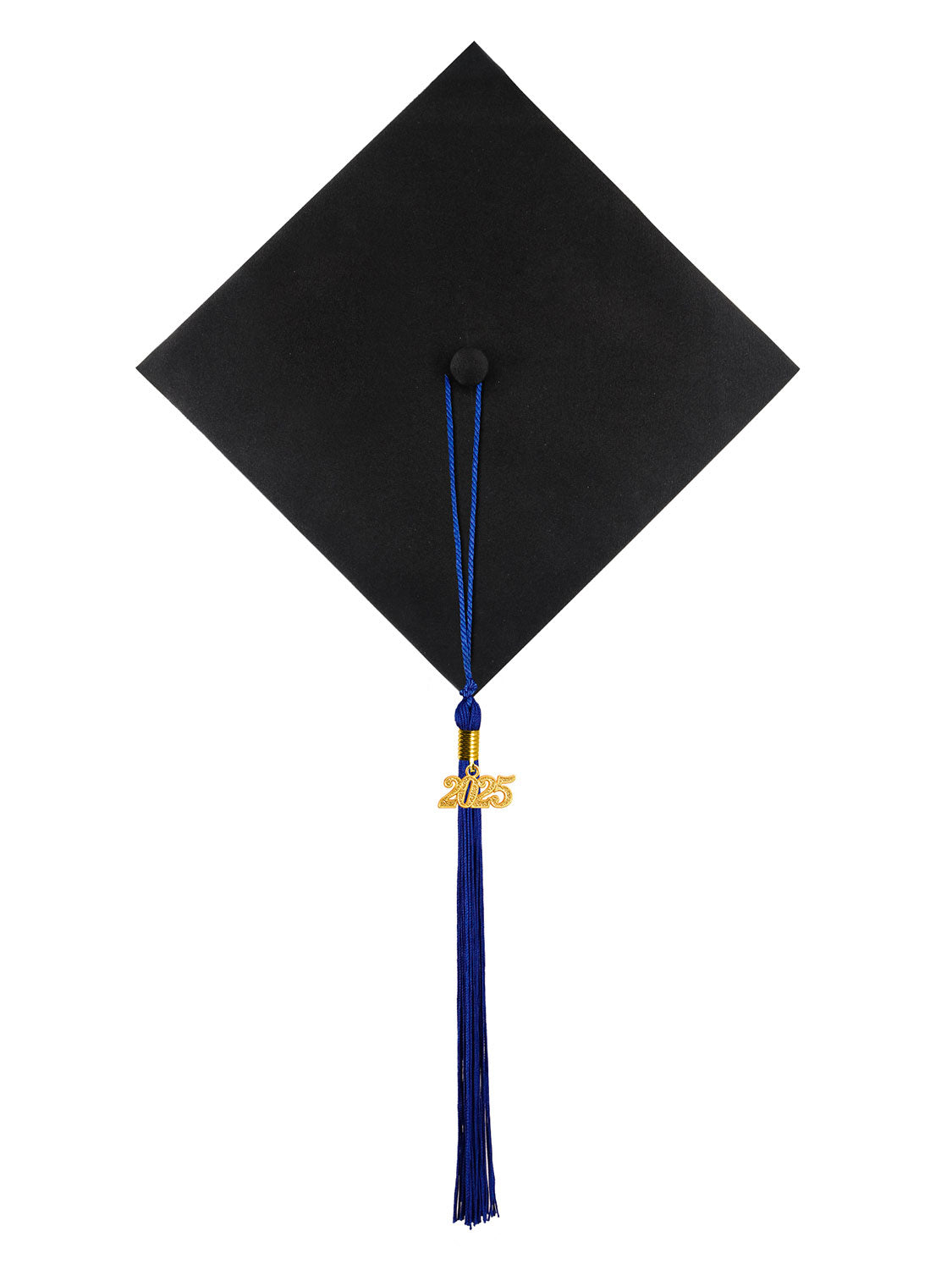 Graduation Single Color Tassel With 2025 Gold Year Charm