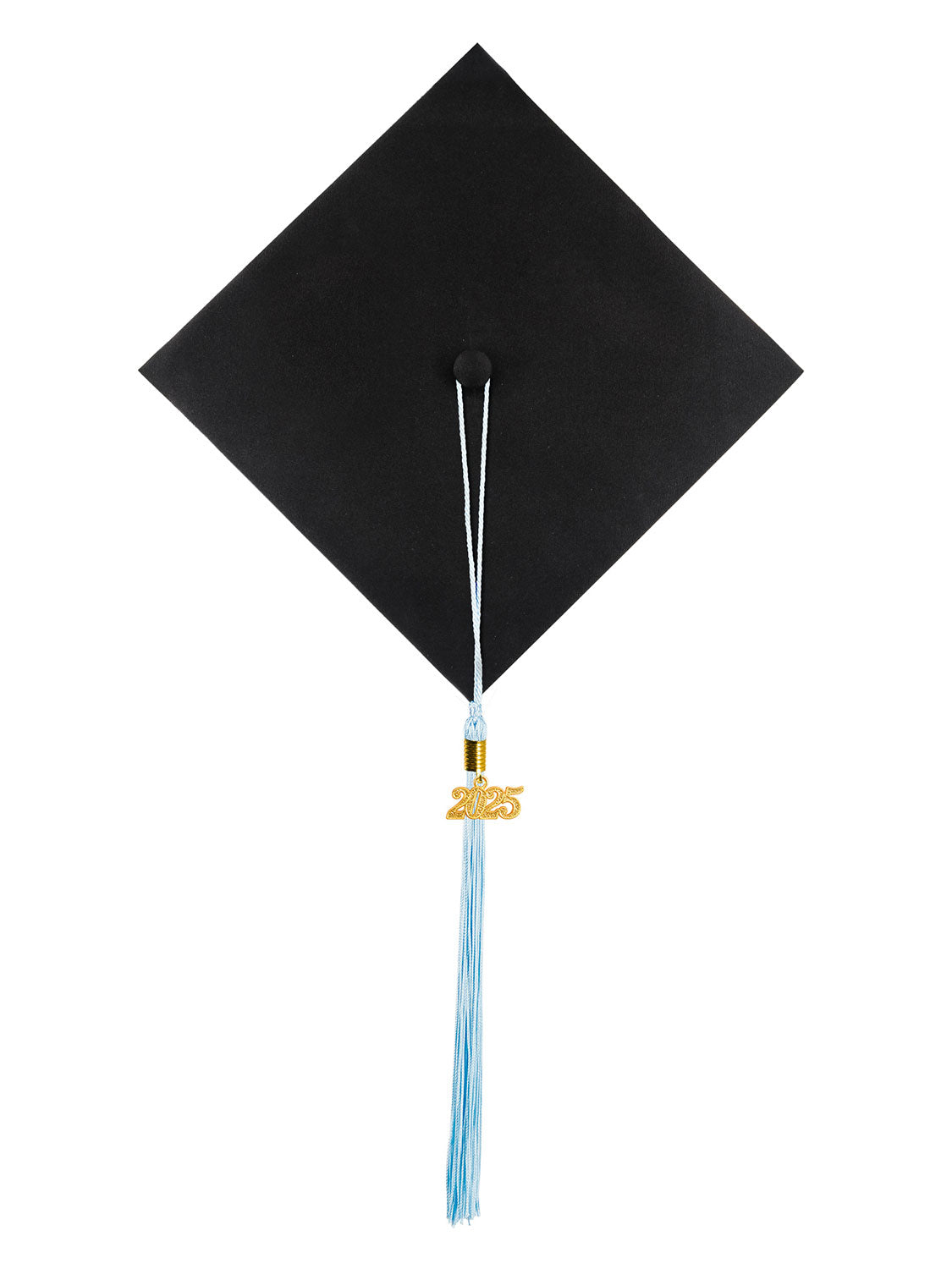 Graduation Single Color Tassel With 2025 Gold Year Charm