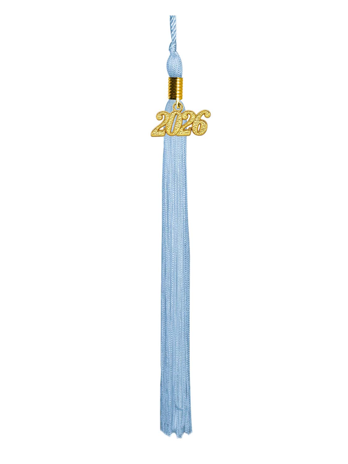 Graduation Single Color Tassel With 2025 Gold Year Charm