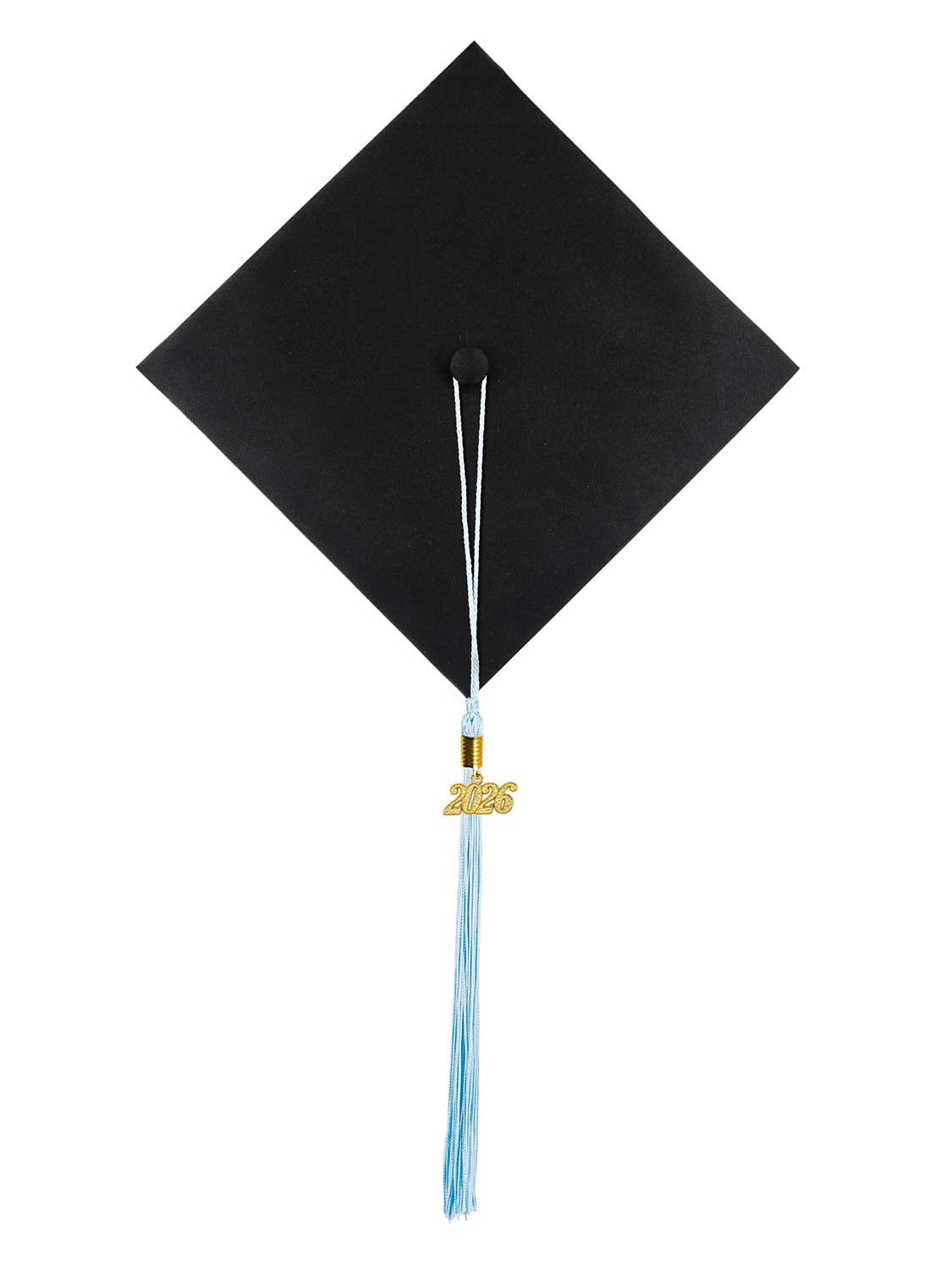 Graduation Single Color Tassel With 2025 Gold Year Charm