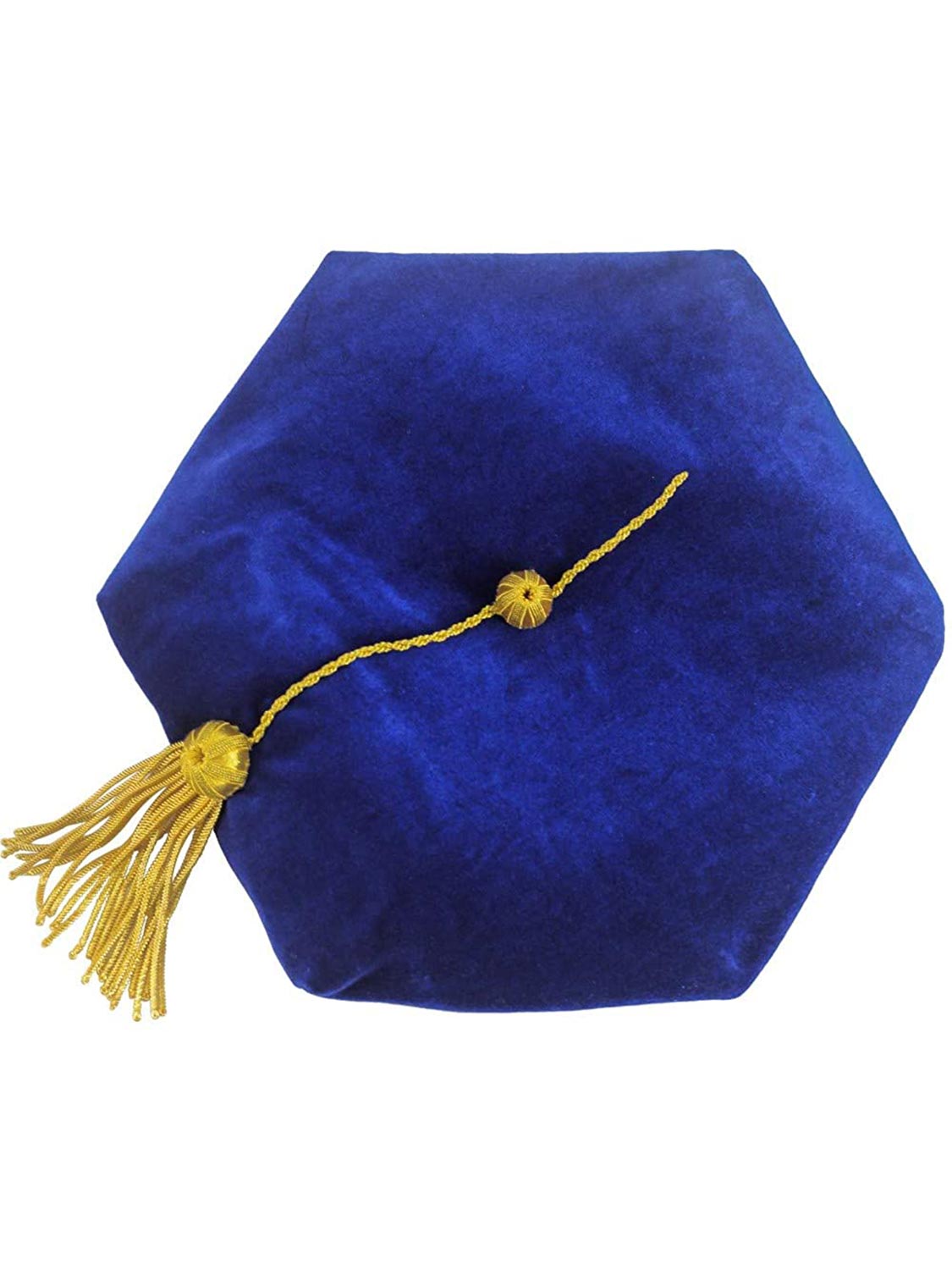 Blue Academic Doctoral Tam - 6/8 Sides Available