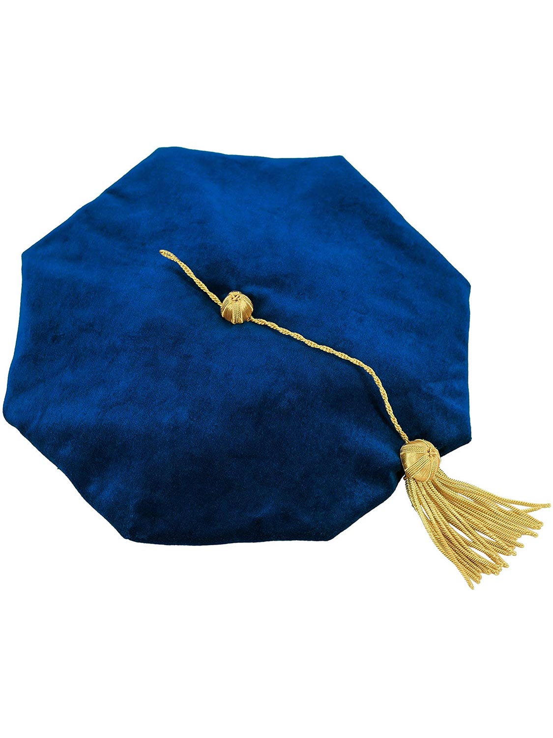 Blue Academic Doctoral Tam - 6/8 Sides Available