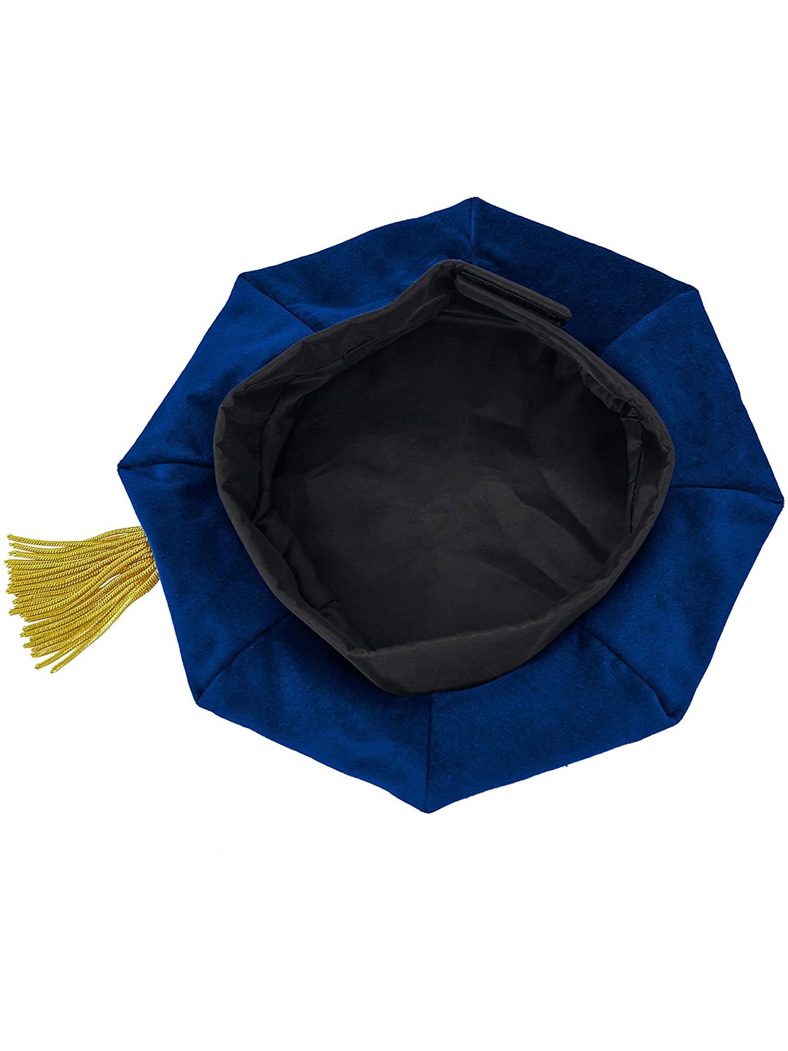 Blue Academic Doctoral Tam - 6/8 Sides Available